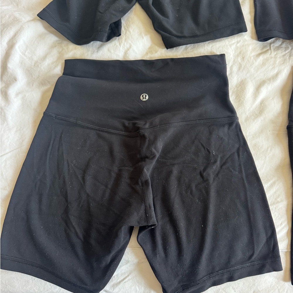Lululemon align black size 4 shorts